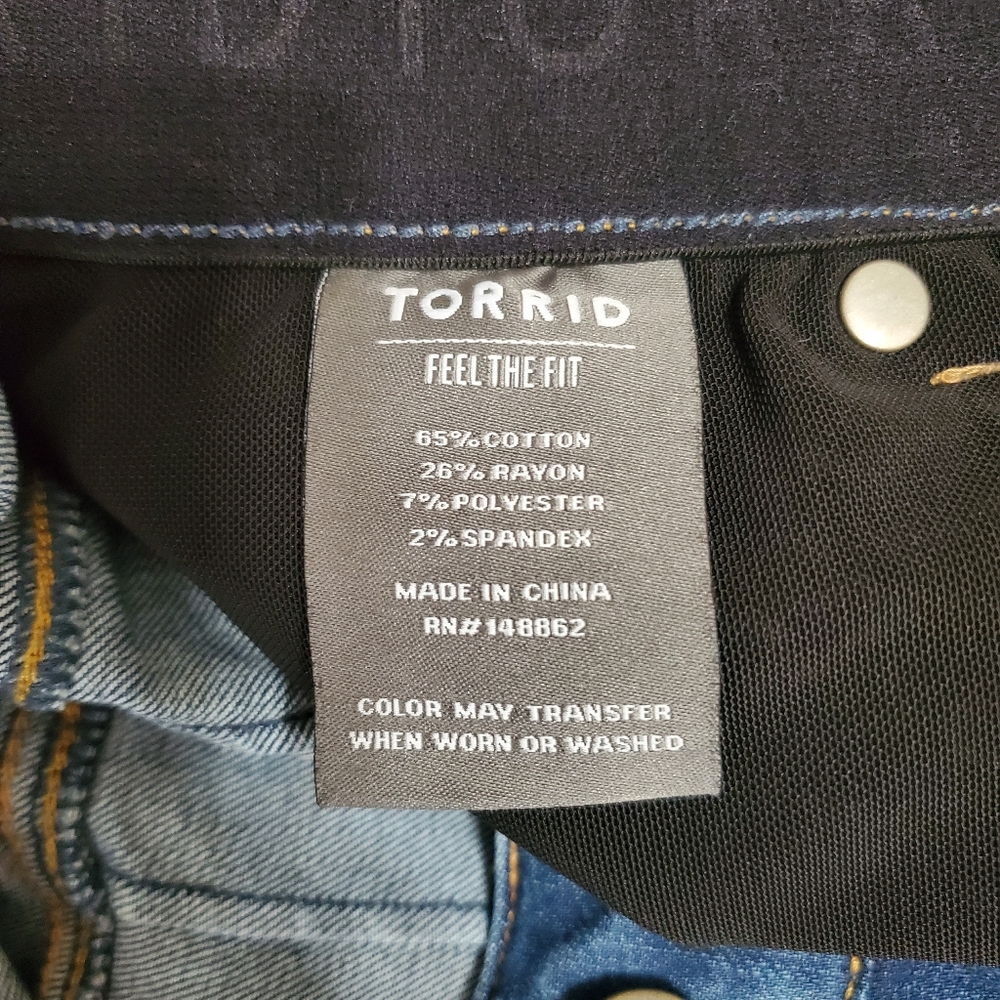 Torrid Bombshell Skinny Premium Stretch High-Rise Jean Size 14S - Picture 9 of 9